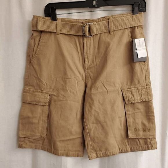 DKNY boys cargo shorts and belt size Xl 18-20 NEW!!!‎ - Picture 1 of 6